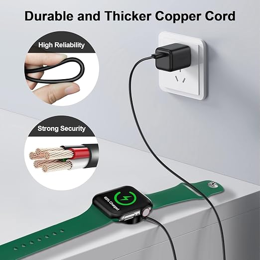   for Apple Watch Charger Magnetic Fast Charging Cable - Image 4