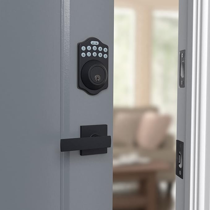 Amazon Basics Traditional Electronic Keypad, Keyless Entry Door Lock Deadbolt - Image 7