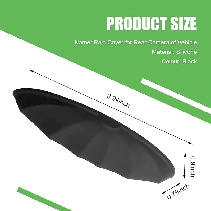 Car Rear View Camera Anti-Rain Cover, Silicone Reversing Camera Protective Cover - Image 2