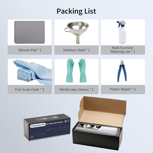 ANYCUBIC Resin Printer Accessories Tool Kits, Silicone Pad, Stainless Steel - Image 9