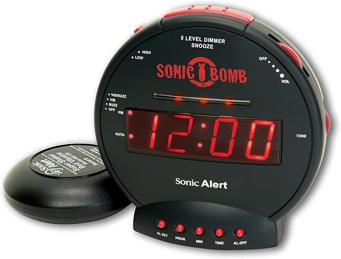 Sonic Bomb Dual Extra Loud Alarm Clock by SonicAlert