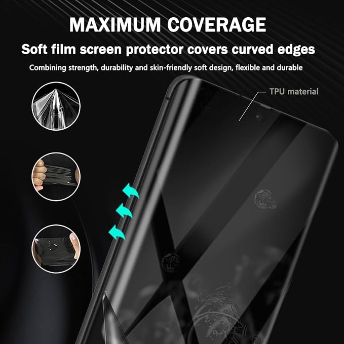 1 Pack for Samsung Galaxy S20 Ultra Privacy Screen Protector - Image 8