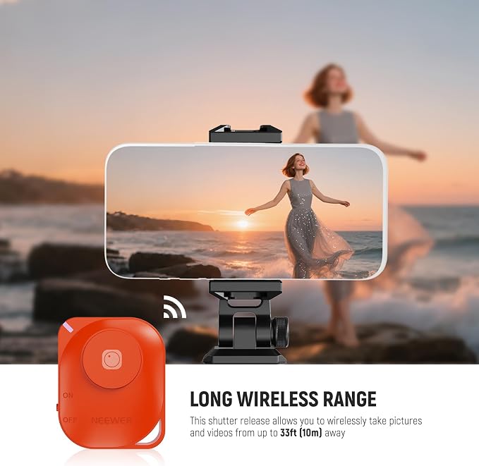 NEEWER RT116 Wireless Bluetooth Remote Camera Shutter Release Control Compatible - Image 4