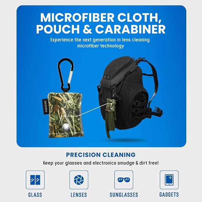 Microfiber Cloth & Glasses Wipes Lens & Glasses Cleaning Cloth - Image 3