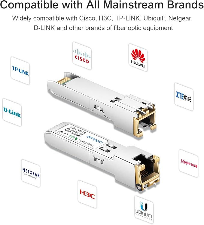 10Gb SFP+ RJ45 Transceiver, 10GBASE-T SFP to Ethernet Module, 10 gigabit SFP - Image 5