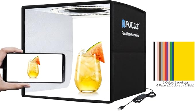 PULUZ Mini Photo Studio Light Box, Portable Folding Photography Light Booth by PULUZ