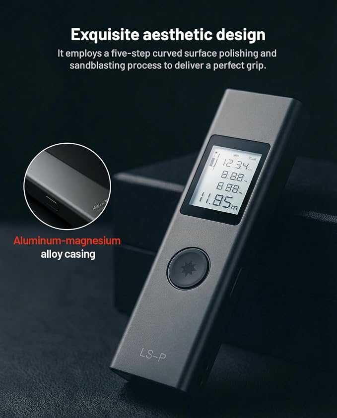 Laser Measure, ATuMan Compact Rechargeable Digital Laser Distance Meter 131 Feet - Image 4