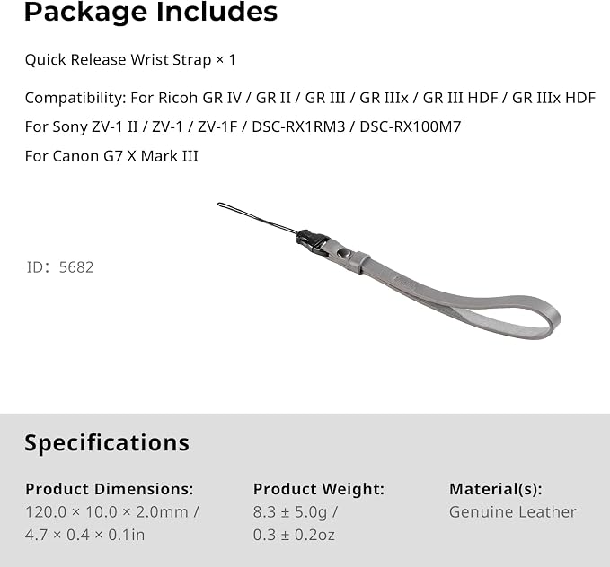 SMALLRIG Quick Release Wrist Strap - Image 6