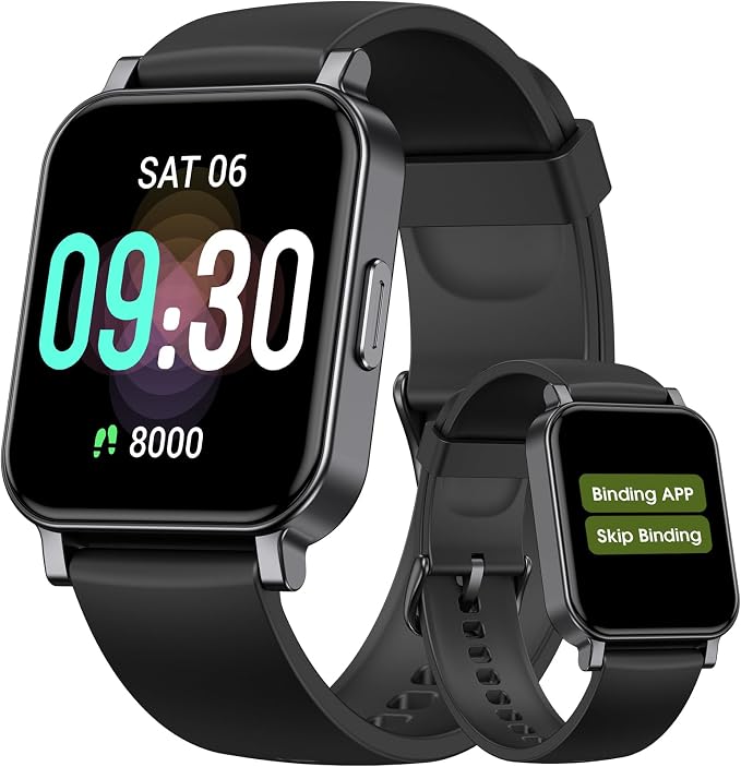 Pedometer Watch Senior Friendly No App/Phone Required, Waterproof Fitness by TYKOIT