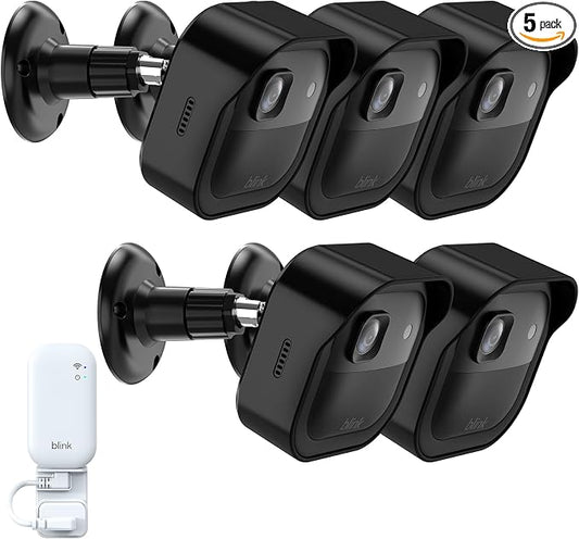 Blink Outdoor 2K Mount, Weatherproof Covers and 360°Adjustable Mounts by PEF