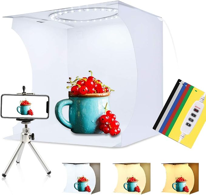PULUZ 30cm Ring Light Photo Studio Light Box, Adjustable Portable Photography by PULUZ