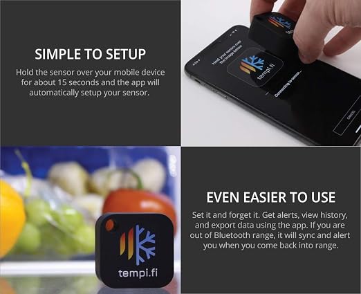 tempi.fi Mini Wireless Temperature and Humidity Sensors - Image 3