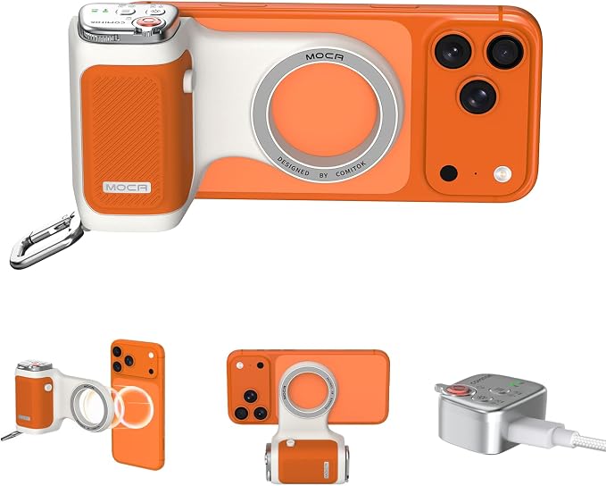 COMITOK MOCA iPhone 17 Pro Camera Grip No Need App by COMITOK