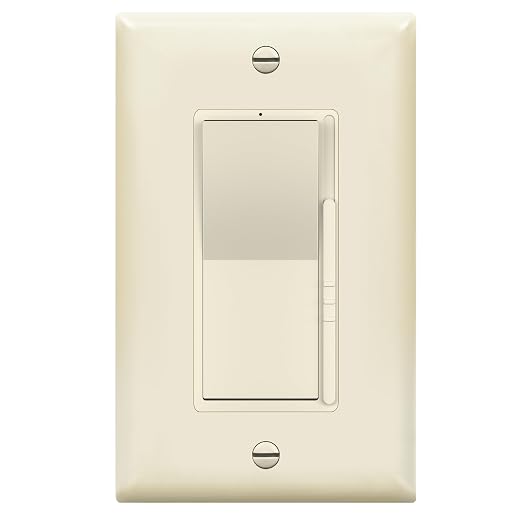 TOPGREENER Kalide Dimmer Light Switch, LED Dimmer Switch, Full Range Dimming by TOPGREENER