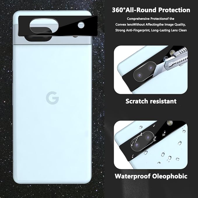 1 Pack for Google Pixel 7a Privacy Screen Protector - Image 6