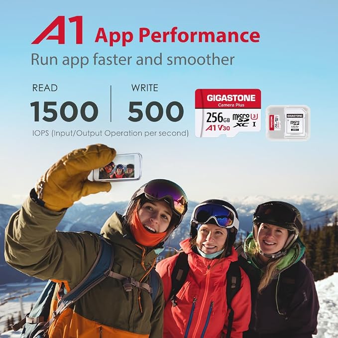 Gigastone 256GB Camera Plus Series Memory Card, Read Speed up to 100MB/s. Ideal - Image 5