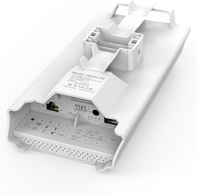Vonets 1800Mbps Point-to-Point Wireless Bridge, 2KM Range, 5.8G WiFi Extender - Image 7