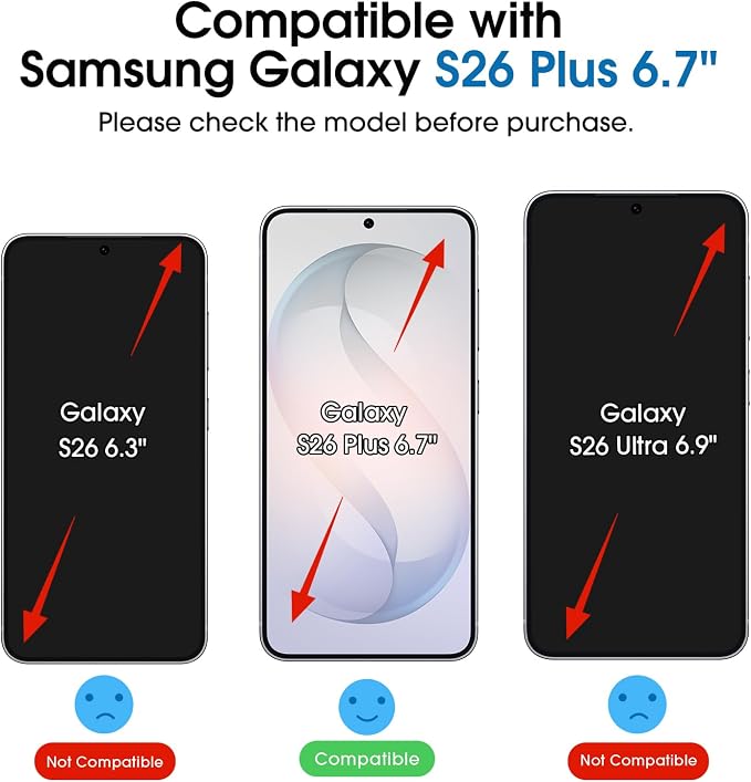 amFilm Auto-alignment OneTouch for Samsung Galaxy S26+ Plus 6.7'' Screen - Image 2
