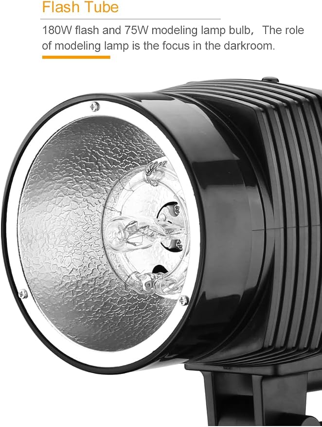 Godox 2X K-180A Strobe Light Kit, 180Ws Studio Strobe Light Kit - Image 7