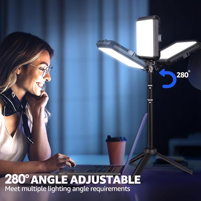 NiceVeedi LED Photography Lighting Kit, 2800K-6500K Dimmable Softlight Studio - Image 7