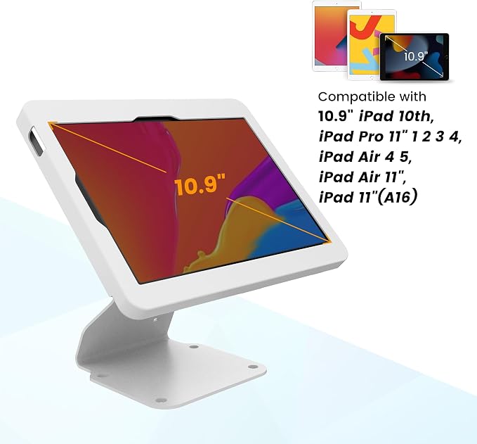 Heavy Duty iPad POS Stand for Desk, All Metal - Image 7