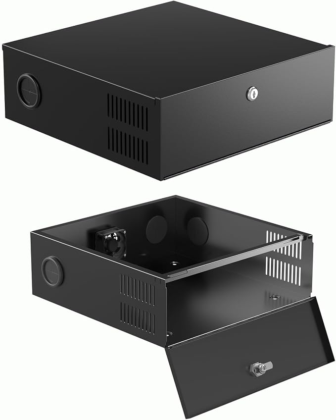 15.5 x 15.5 x 5.5 Inch Heavy Duty DVR Lock Box by POCHAR-FactoryDirectCustomizedProducts