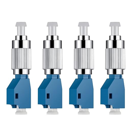 4Pcs Visual Fault Locator Fiber Adapter, Fiber Optic Connector, Single Mode by Moocci