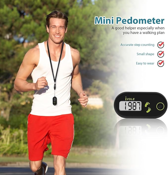 BESPORTBLE Sports Step Counter 3D Digital Pedometer Accurate Step Counter - Image 4