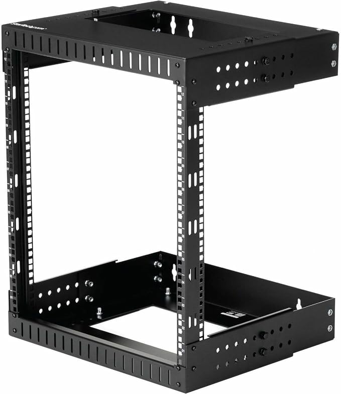 StarTech.com 2-Post 12U Heavy-Duty Wall Mount Network Rack, Wall Mount Data Rack by StarTech