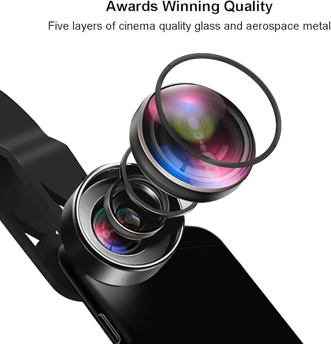 KEYWING Fisheye Lens 198° Fish Eye Phone Camera Lens Kit - Image 2
