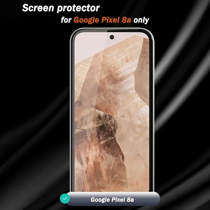 1 Pack for Google Pixel 8a Privacy Screen Protector - Image 2