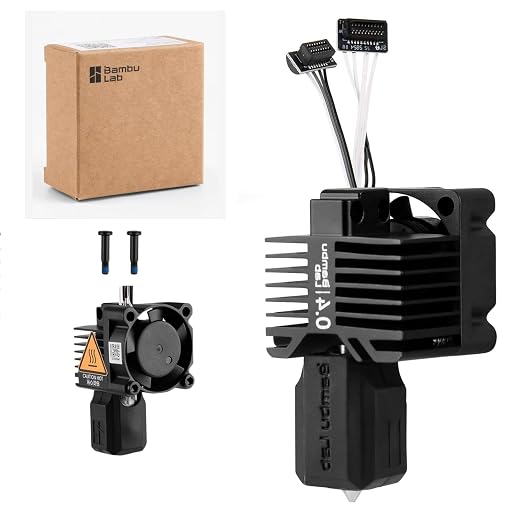 Bambu Lab P1P/P1S Hotend Complete Kit – Full Assembly Hardened Steel Nozzle by Unknown