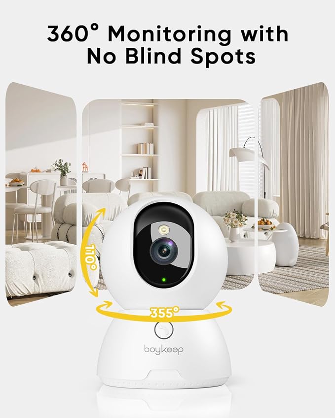 BoyKeep Indoor Camera, 2K Cameras - Image 3