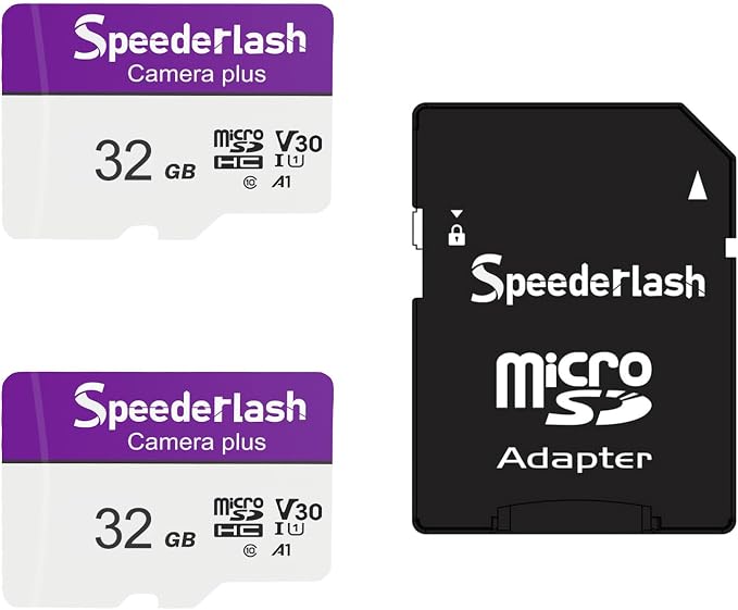 Micro SDXC Memory Card 32GB 2Pack, Speederlash Camera Plus TF Card by Speederlash