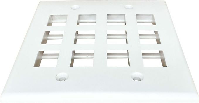 DIYTECH Keystone Wall Plate, 2 Gang Keystone Wall Plate, 12 Port Keystone Jack - Image 8