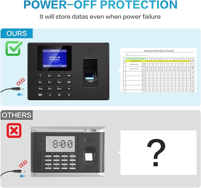 Time Clocks, Fingerprint Time Clock - Image 3