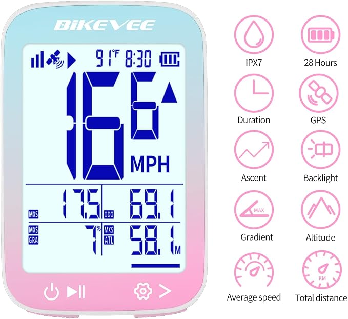 GPS Bike Computer Wireless Cycling Computer - Image 5