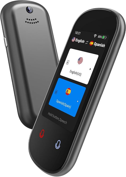 Language Translator Device, VORMOR Two-Way AI Voice Translator by FLTIDUNDI