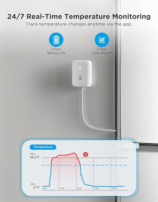 GoveeLife WiFi Refrigerator Thermometer - Image 5