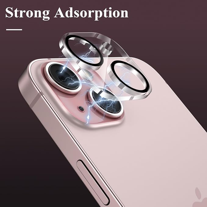 YWXTW [5 Pack Designed for iPhone 15 Camera Lens Protector, for iPhone 15 Plus - Image 4