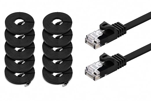 BRENDAZ Cat5e Ethernet Cable, 10ft. Network Patch Cable by BRENDAZ