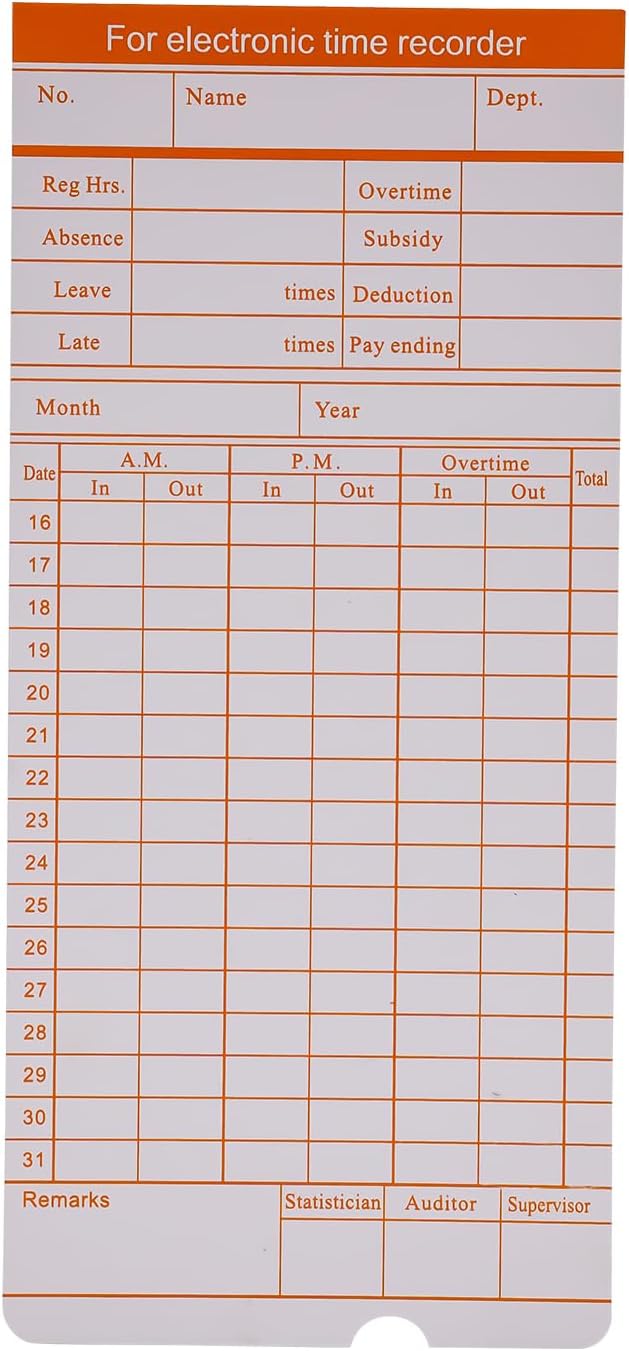 Starter Time Clock Bundle, Electronic Calculating Time Clock Employees in/Out - Image 6