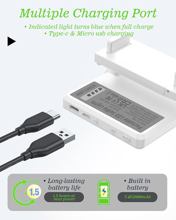 60 LED Portable Selfie Light Video Conference Lighting - Image 4