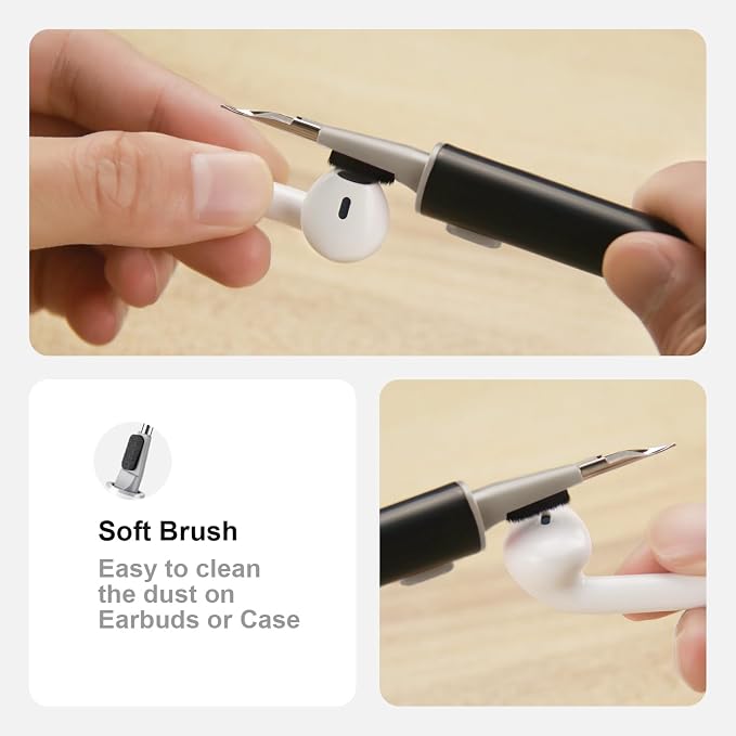 Hyashee Cleaner Kit for Airpods Pro 1 2 3 Multi-Function Cleaning Pen - Image 3