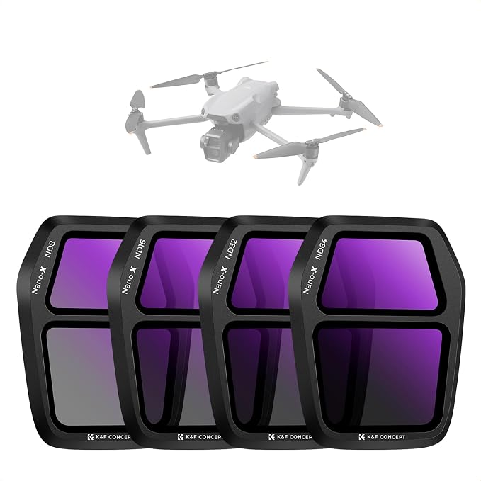 K&F CONCEPT ND Filter Set for DJI Air 3S, HD Optical Glass/Multi-Coated Drone by KFCONCEPT
