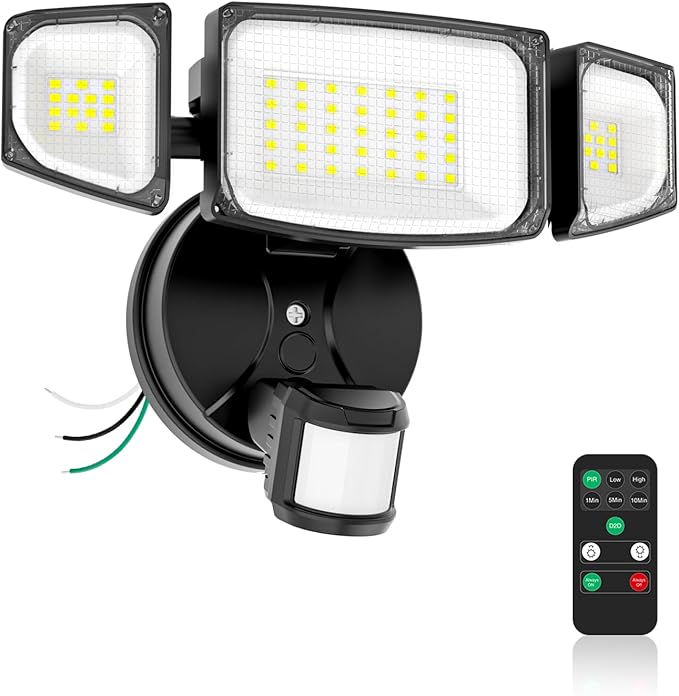 iMaihom 65W 6500LM LED Security Lights Motion Sensor Light Outdoor, 6500K by iMaihom