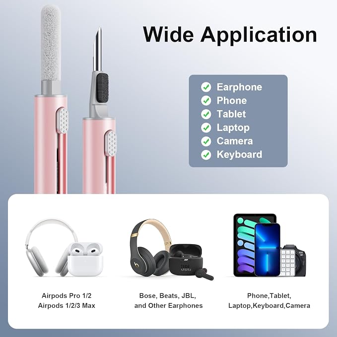 Hyashee Cleaner Kit for Airpods Pro 1 2 3 Multi-Function Cleaning Pen - Image 5