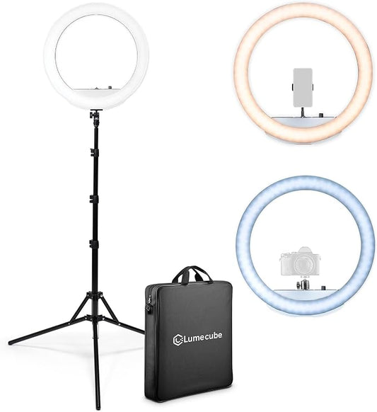 Lume Cube LED Ring Light for Videos, Live Streaming |18” Circle Light by LumeCube
