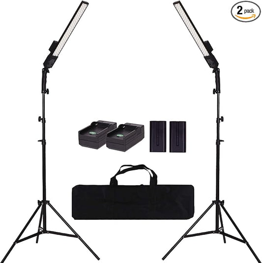 LED Video Light Battery Powered Photography Light Portable Handheld Wand by GSKAIWEN