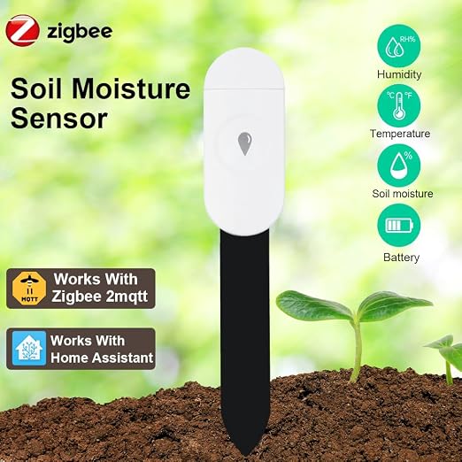 Haozee Intelligent Soil Moisture Sensor, Zigbee Hub Required, Capacitive Sensor - Image 2